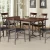 Import 7pcs Modern Dining Room Sets Furniture Kitchen Dinner Table and Chairs Set from China