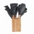 Import 8 packs Eco-friendly high quality silicone kitchen utensils cooking tools set with wooden handle from China