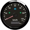 85mm Motorcycle GPS Speedometer 125km/h Odometer Total Mileage Adjustable