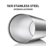 8oz Nice Quality Unbreakable Stainless Steel Plain Tumbler Travel Insulated Cup