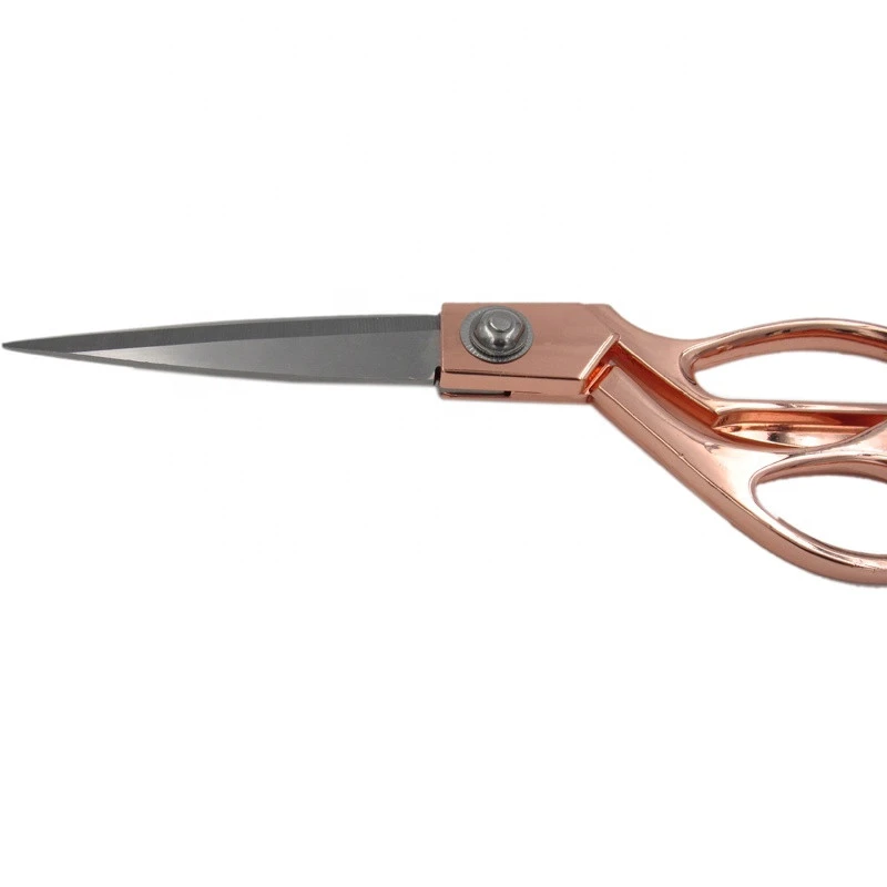 8&quot; high quality gold tailor scissors very professional tailor rose gold scissors
