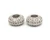 Import 8.x4.5mm CZ Micro Pave Rondelle Big Hole Spacer Beads, Cubic Zirconia Large Hole Spacer Beads from China