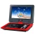 Import 9 Inch Portable DVD player with  DVB-T/T2 Tuner  USB port SD port AV-IN/OUT Game  3D and glass from China