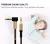 Import 90 degree 3.5mm audio cable Male to Male Stereo Audio Cables Compatible with Car/Headphone/Studio/Recorder from China