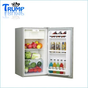 92Litre 12v/24v battery powered DC compressor mini portable upright refrigerator/Home appliance fridge for kitchen use