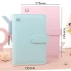 A6 A5 Cute Ring Diary Leather Cover Case Handbook Cover Office Personal Binder Weekly Planner Agenda Organizer Shell