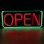 Import Accept Drop Shipping LED Neon Open Sign Amazon Hot Retail Selling Remote Controlled Flashing Patterns LED Open Sign Display from China