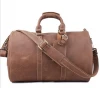acr5326b Men Genuine Leather Travel Luggage Duffle Bag