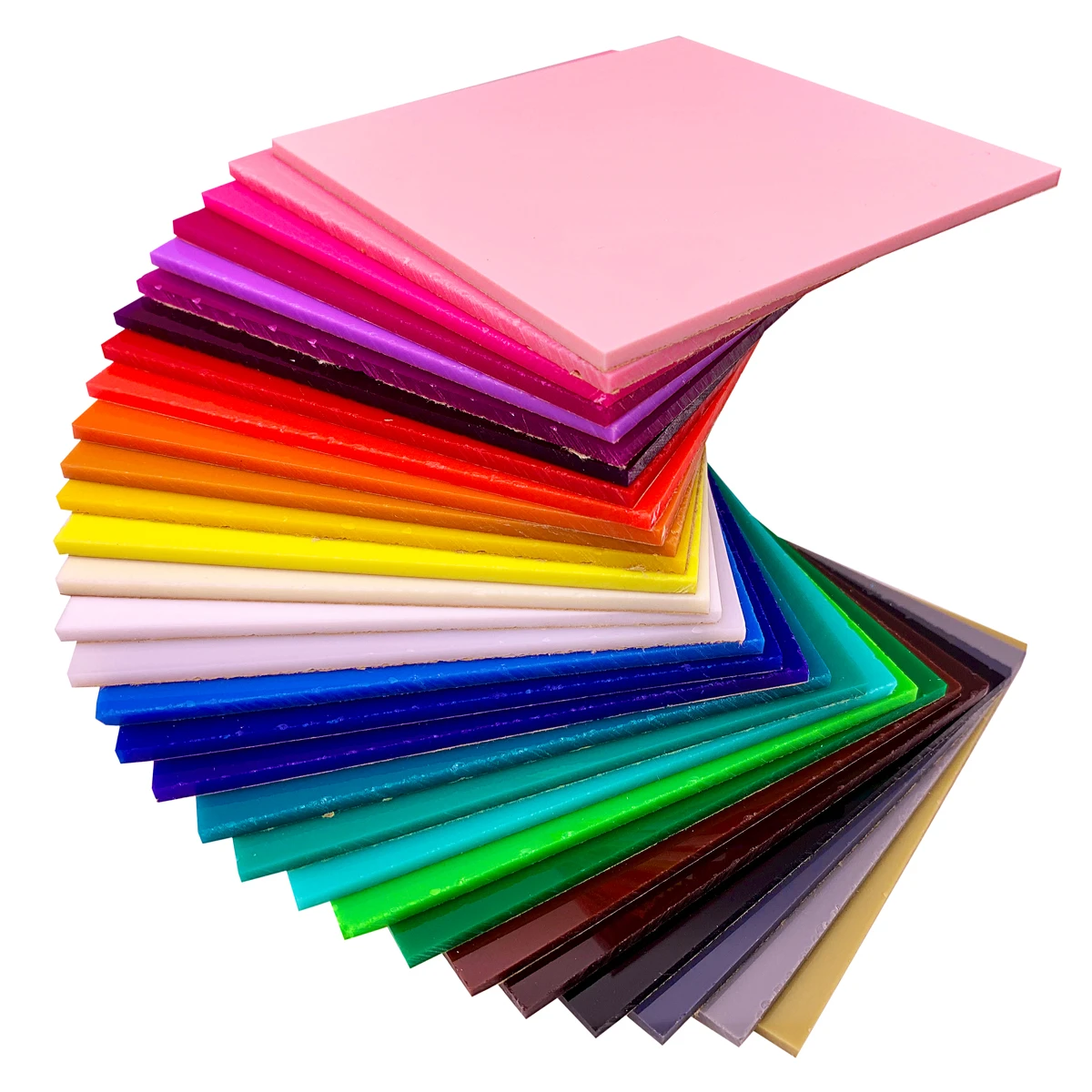 Acrylic Opaque/Solid Color Sheets for Jewelry/Crafts/Art Works/Decoration - Pink, 1220x610x3.0mm (48" x 24" x .118")