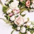 Import Adeeing Peony Flower Wreath Handmade Pink FloralArtificial Spring Garland Wreath for Front Door Wall Wedding Party Home Decor from China