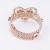 Import Adjustable rose gold customizable bracelet,oem rhinestone open girls heart bangle from China