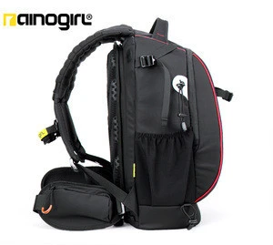 Ainogirl-Waterproof professional digital SLR camera bag with large capacity photo bag-Large size