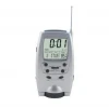 Alarm Clock Radio,FM Digital Clock Radio for Bedroom LCD display Time, date, week,temperature display Alarm and snooze function
