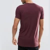  China Wholesale Mens Shirts Slim Fit Mens Plain Gym 95% Cotton and 5% Spandex Mens t shirts