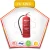 Import aliexpress Dry Powder ABC rated fire extinguisher for cars from China