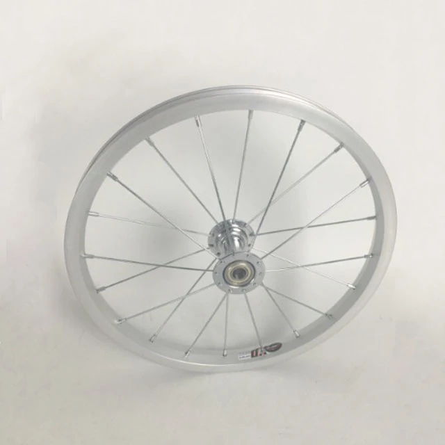 alloy bike wheel with UCP spoke assembled