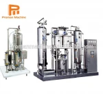 Aluminum beverage cans automatic soda making machine with production Line