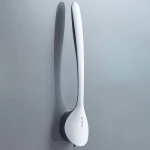 Amazon Best Selling  Washing Room Plastic Clean Handle Silicone Head Toilet Brush