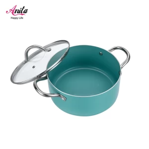 Amazon Hot Sale Kitchenware Cooking Pots and  PanS Set Cookware Sets ceramic Nonstick Aluminium Alloy