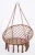 Import Amazon Hot-selling Soft and Durable Fully Handmade Poly-cotton Rope Macrame Outdoor Swing Chair from China