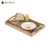 Import Amazon hotel hot OEM custom natural breakfast wooden bamboo serving tray from China