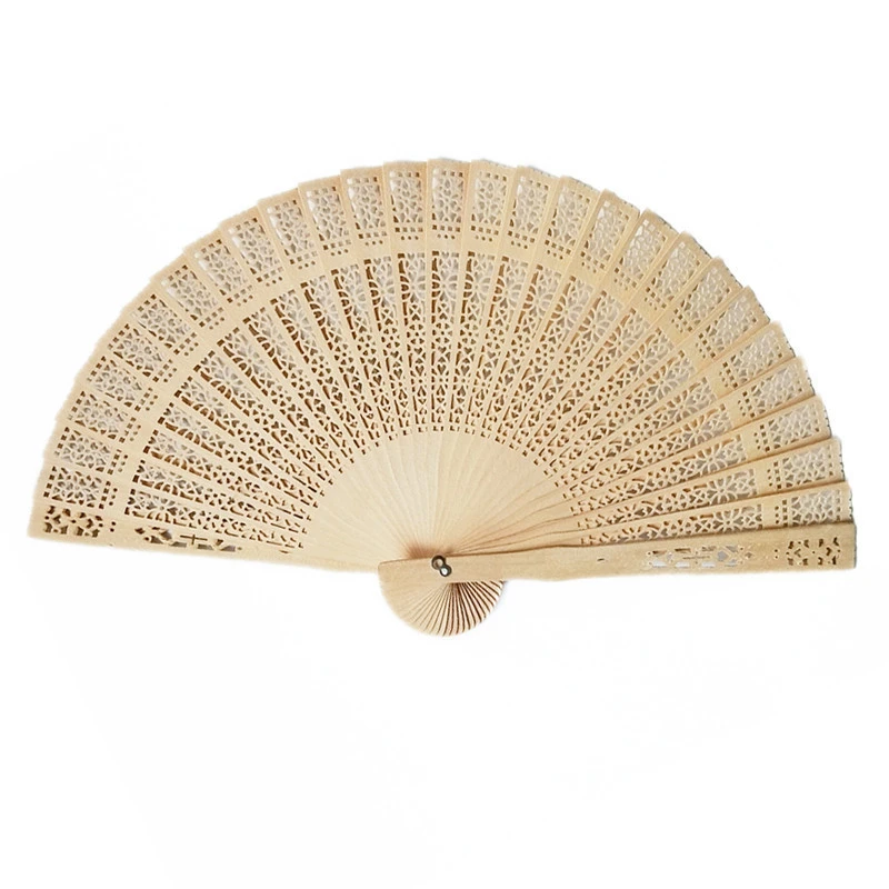 Amelie Amazon Ins Hot Wedding Event Company Party Guest Gifts Personalized Wood Hand Fan Custom Craft Hand Fan Wedding
