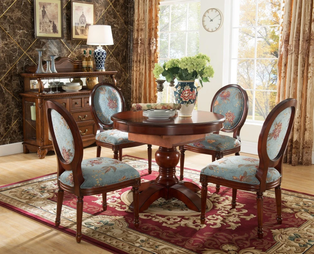 American Style Dining Room Furniture Modern Wooden Dininng Table Sets