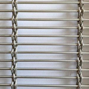 Architectural decorative Wire Mesh, metal fabric for facade