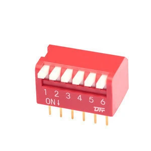 Artificial programming products 6 position piano type slide switch