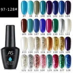 AS 130 colors Professional Nail Art UV Gel Polish Soild Gel for Nail UV Gel Lak