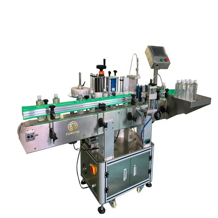 Automatic Fully Wrap Round Bottle Labeling Machine adhesive label barcode dispensers tagging applicator labeler PET/beer/glass/