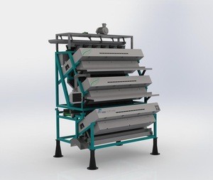 automatic  optical  CCD camera tea color sorting machine for processing to remove tea stems and yellow leaves