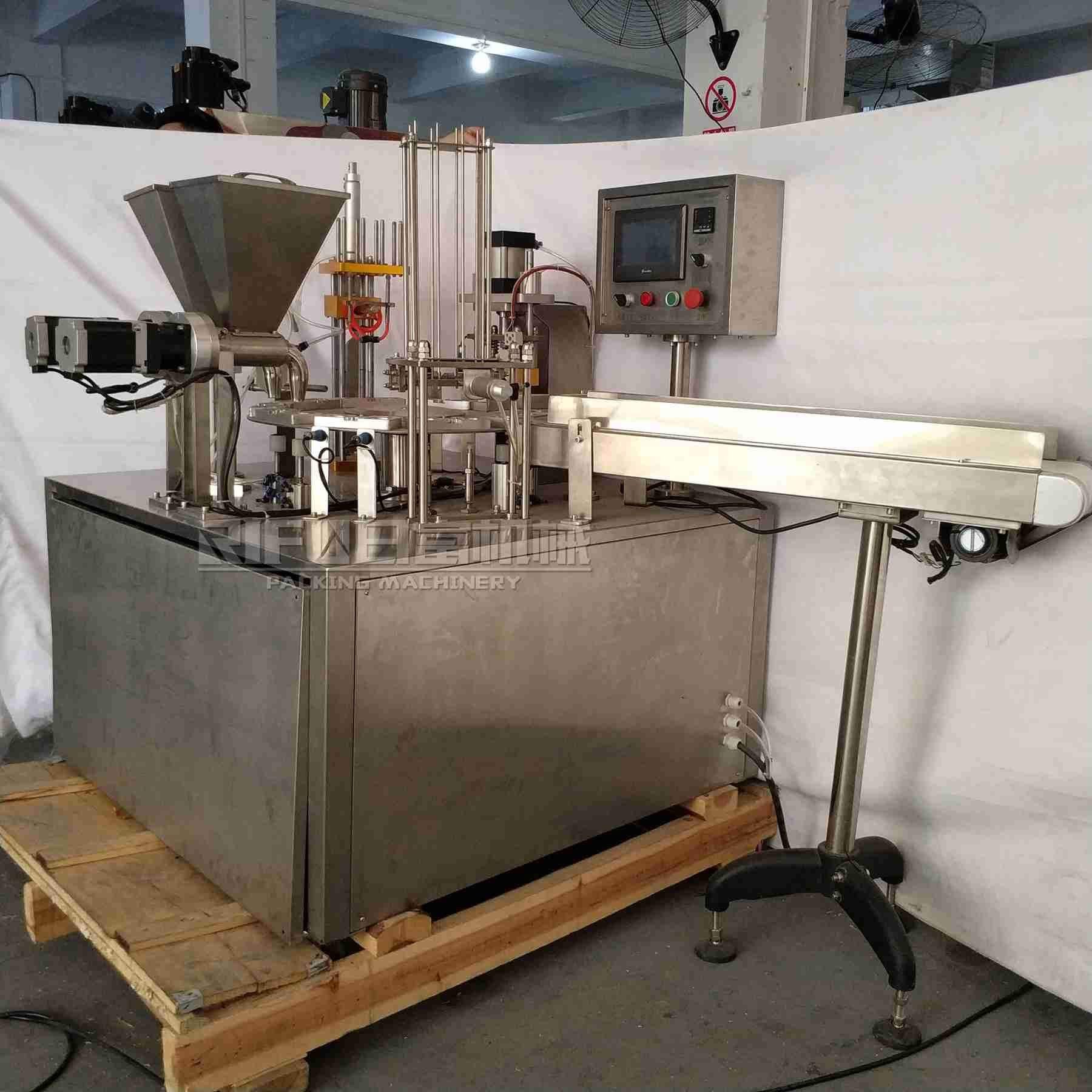 Buy Automatic Rotary Nespresso Coffee Capsule Filling Sealing Machine ...
