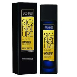 AXE Signature Gold Black Musk &amp; Cedar Wood Perfume 80ml