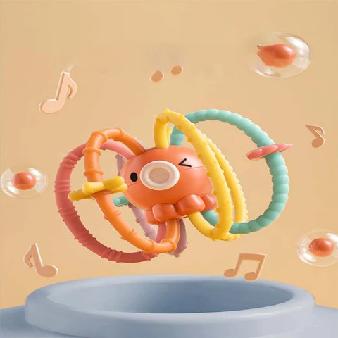 Tube Rattle Toy Buy Baby Activity Rattle Teether Tube Toys Funny Catch Hand Grasp Ball ...