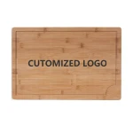 Bamboo Cheese Board cheese board with cutlery set chopping block with Slide-Out Drawer