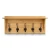 Import Bamboo Wall Mounted Coat Rack With Shelf Entryway Shelf with 5 Rustic Hooks from China