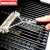 Import BBQ brush Barbecue Grill Cleaning Brush Wire Cleaner Outdoor Stainless Steel BBQ Clean Tool Accessories with Handle from China