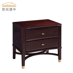 bedside cabinet bed side table wooden with drawers Simple modern multilayer solid wood nightstand side table