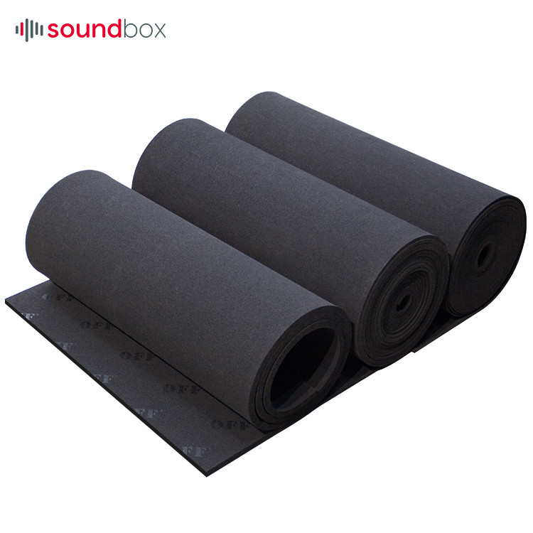 Buy Best Acoustic Insulation Sound Dampening Material Anti Vibration Mat from Guangzhou Soundbox
