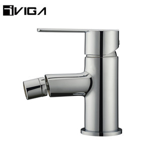 Best Product CUPC Brass Chrome Hot And Cold Water Single Handle Deck Mounted Bidet Mixer Tap Bidet Faucet