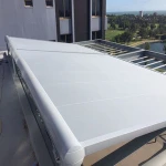 best sale sturdy motorized conservatory awning with different shapes for home use