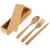 Import Biodegradable portable Japanese style travel chopstick spoon fork organizer box wooden cutlery set from China