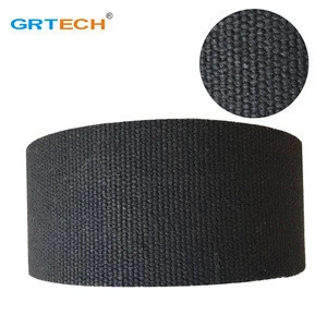 Black color woven brake lining roll