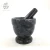 Import black marble mortar and pestle set 4 stone bowls with garlic grinder from China