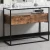 Import Black original design metal wood and glass bedroom console table from China