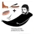 Import Black Private label Polyester taffeta grooming catcher shave bib beard apron,Beard Shaving Apron from China