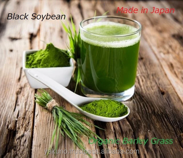 Black Soybean Barley Grass Slimming Powder From Tamba Kyoto , 3g x 30 packs , Made in Japan