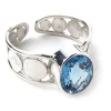 Blue Stone Jewelry Sterling Silver 925 Jewelry Wholesale Semi Precious Stone Rings