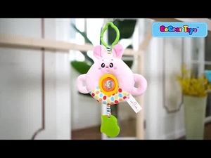 BobearToys 2019 infant baby musical mobile hanger soft hanging washable baby rotate musical toy